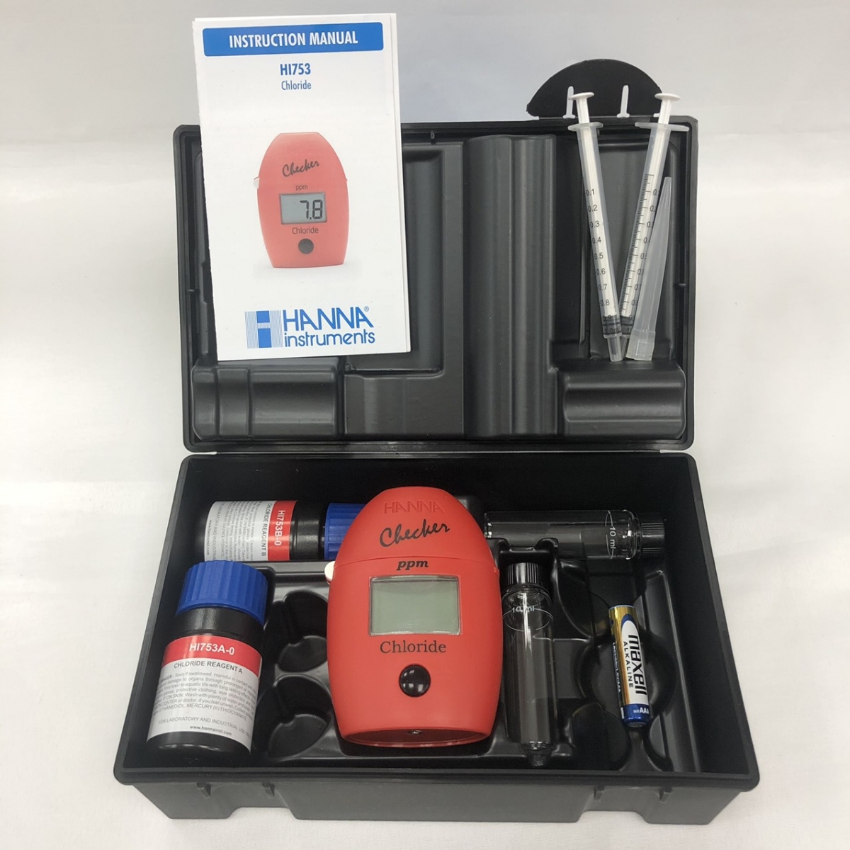 Checker Đo Cloride Trong Nước Sạch Hanna HI753 Checker Đo Cloride Trong Nước Sạch Hanna HI753