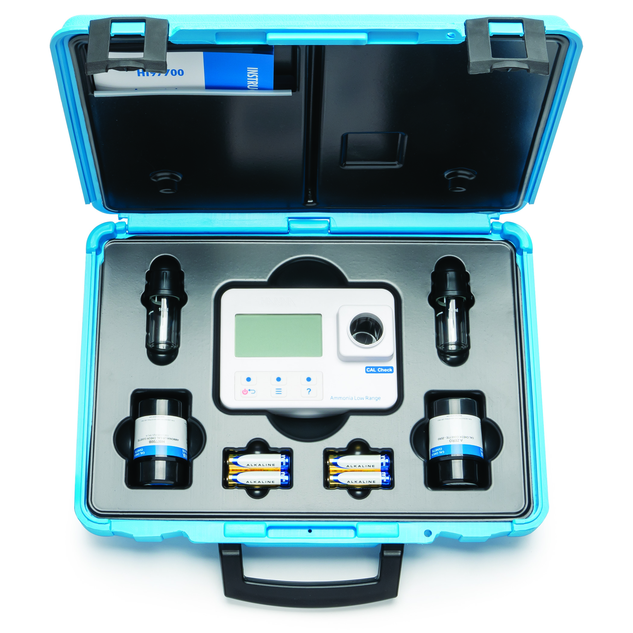 Combo Máy Quang Đo Amoni Thang Thấp Kèm CAL Check™ Hanna HI97700C 1 Combo Máy Quang Đo Amoni Thang Thấp Kèm CAL Check™ Hanna HI97700C