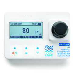 Combo Máy Quang Đo Kiềm, Clo Dư Và Clo Tổng, Axit Cyanuric, pH Kèm Dung Dịch Chuẩn Máy Hanna HI971044C 3 combo may quang do kiem clo du va clo tong axit cyanuric ph kem dung dich chuan may hanna hi971044c 1