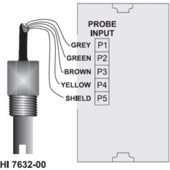 Đầu Dò EC/TDS (Thang Cao) Cáp 2m Hanna HI7632-00 7 dau do ec tds thang cao cap 2m hanna hi7632 00 1