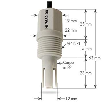Đầu Dò EC/TDS (Thang Cao) Cáp 2m Hanna HI7632-00 3 Đầu Dò EC/TDS (Thang Cao) Cáp 2m Hanna HI7632-00 - Ảnh 3