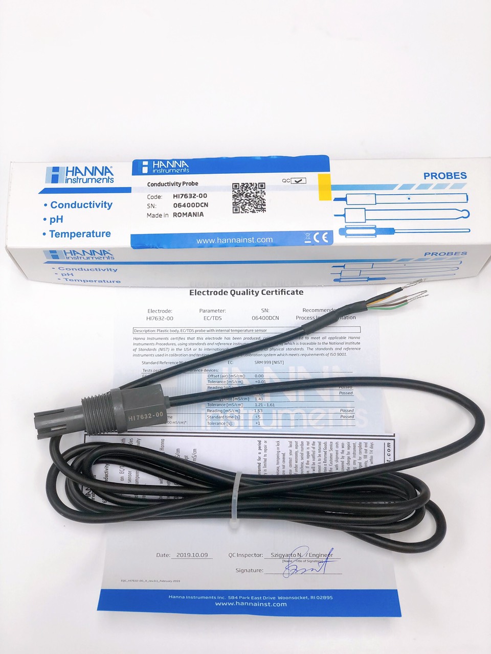 Đầu Dò EC/TDS (Thang Cao) Cáp 2m Hanna HI7632-00 6 Đầu Dò EC/TDS (Thang Cao) Cáp 2m Hanna HI7632-00 - Ảnh 6