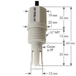 Đầu Dò EC/TDS (Thang Cao) Cáp 6m Hanna HI7632-00/6 7 dau do ec tds thang cao cap 6m hanna hi7632 00 6 2