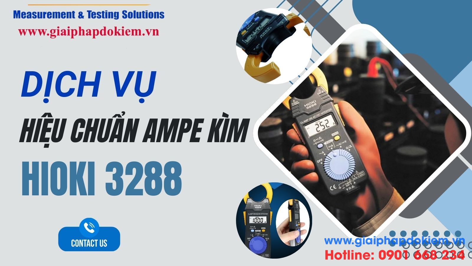 Dịch vụ hiệu chuẩn ampe kìm Hioki 3288