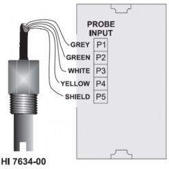 Điện Cực EC/TDS Online (Thang Thấp) cáp 4m Hanna HI7634-00/4 10 dien cuc ec tds online thang thap cap 4m hanna hi7634 00 4 4