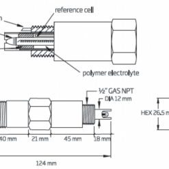 Điện Cực ORP Cổng BNC Cáp 3m với matching pin Hanna HI2003/3 3 dien cuc orp cong bnc cap 3m voi matching pin hanna hi2003 3 1
