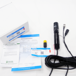 Điện Cực pH Phẳng Đo Online Dùng Pin Với Dây Cáp 10m Hanna HI6100410 5 dien cuc ph phang do online dung pin voi day cap 10m hanna hi6100410 5