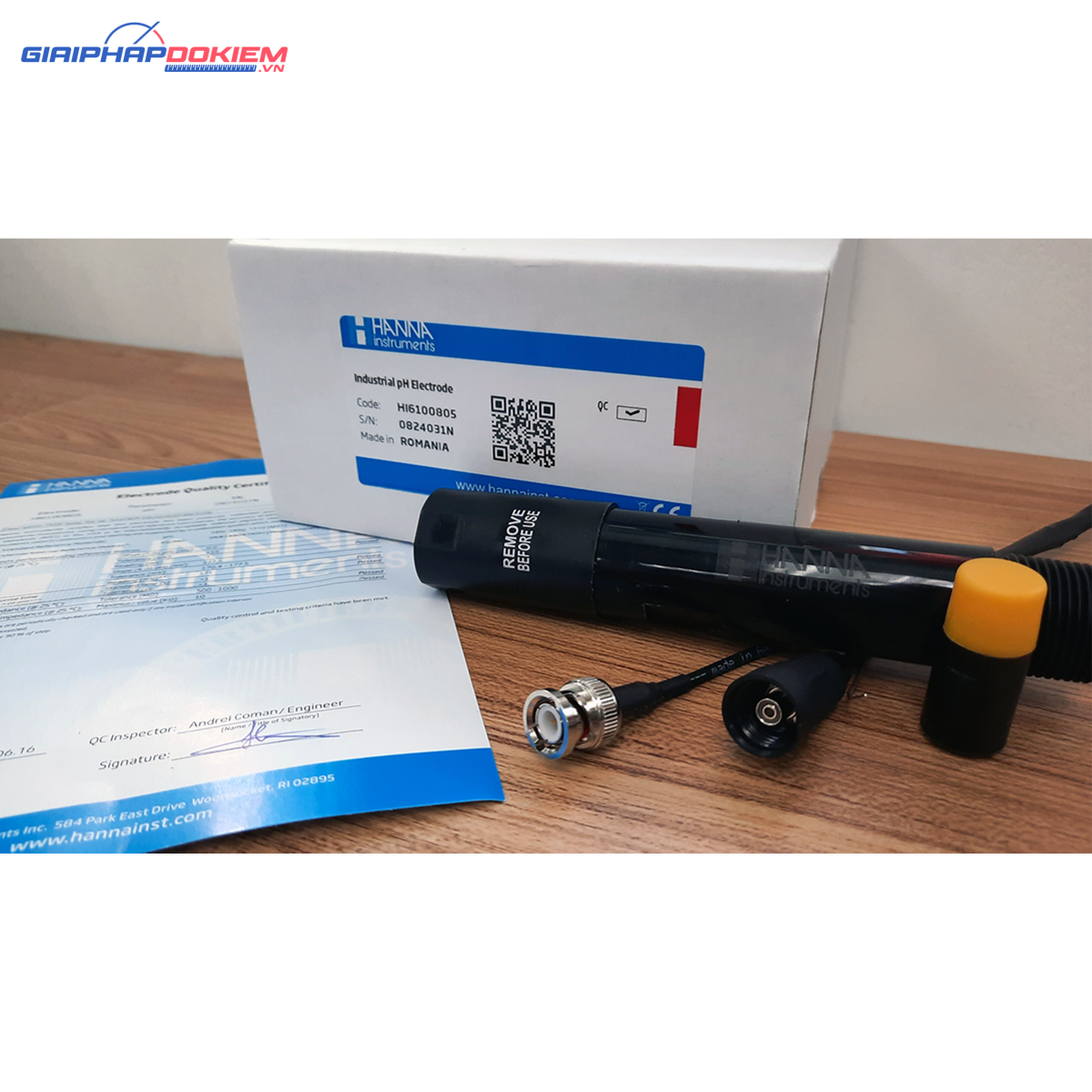 Điện Cực pH Phẳng Dùng Pin, Cáp 5m Hanna HI6100805 3 Điện Cực pH Phẳng Dùng Pin, Cáp 5m Hanna HI6100805 - Ảnh 3
