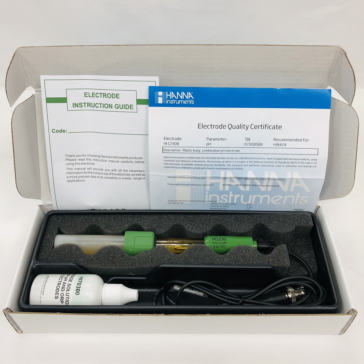 Điện Cực pH Thân Bằng Nhựa Cổng BNC Hanna HI1230B 3 Điện Cực pH Thân Bằng Nhựa Cổng BNC Hanna HI1230B - Ảnh 3