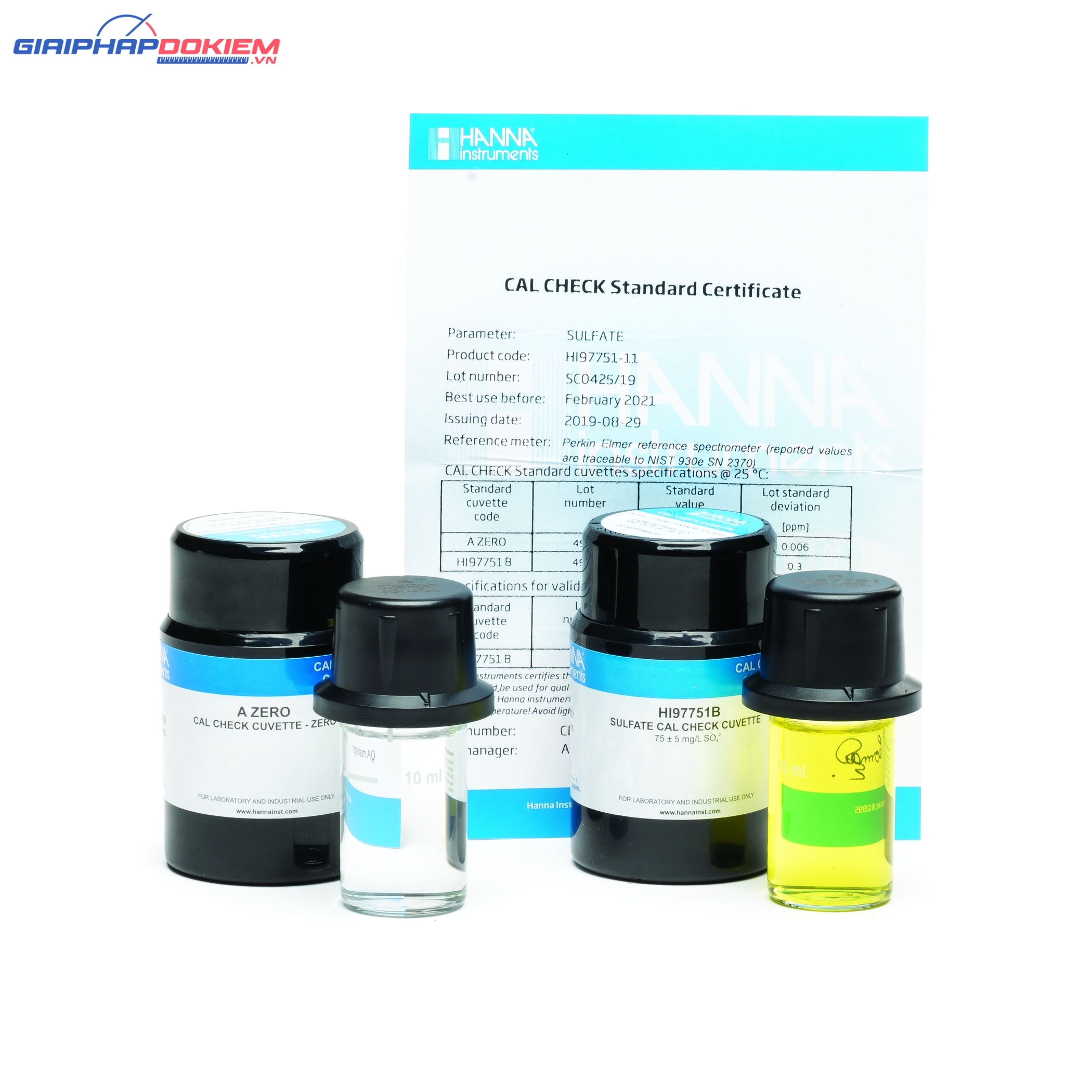 Dung Dịch CAL Check™ Chuẩn Magie Dùng Cho Máy Đo Quang Hanna HI97754-11 1 Dung Dịch CAL Check™ Chuẩn Magie Dùng Cho Máy Đo Quang Hanna HI97754-11