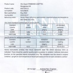 dung dich cal check chuan mangan hr dung cho may do quang hanna hi97709 11 1