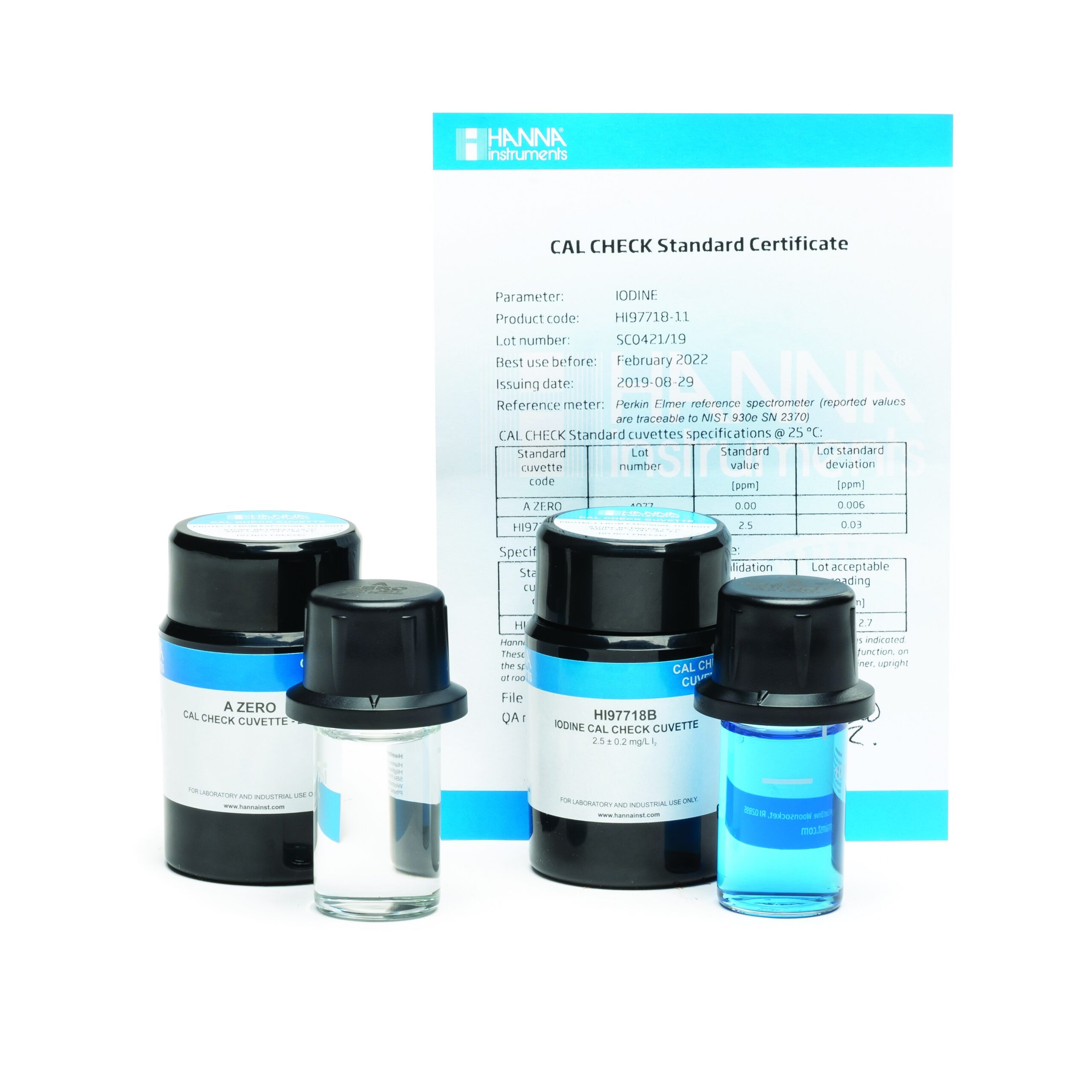 Dung Dịch CAL Check™ Iot Hiệu Chuẩn Máy Đo Quang Hanna HI97718-11 1 Dung Dịch CAL Check™ Iot Hiệu Chuẩn Máy Đo Quang Hanna HI97718-11