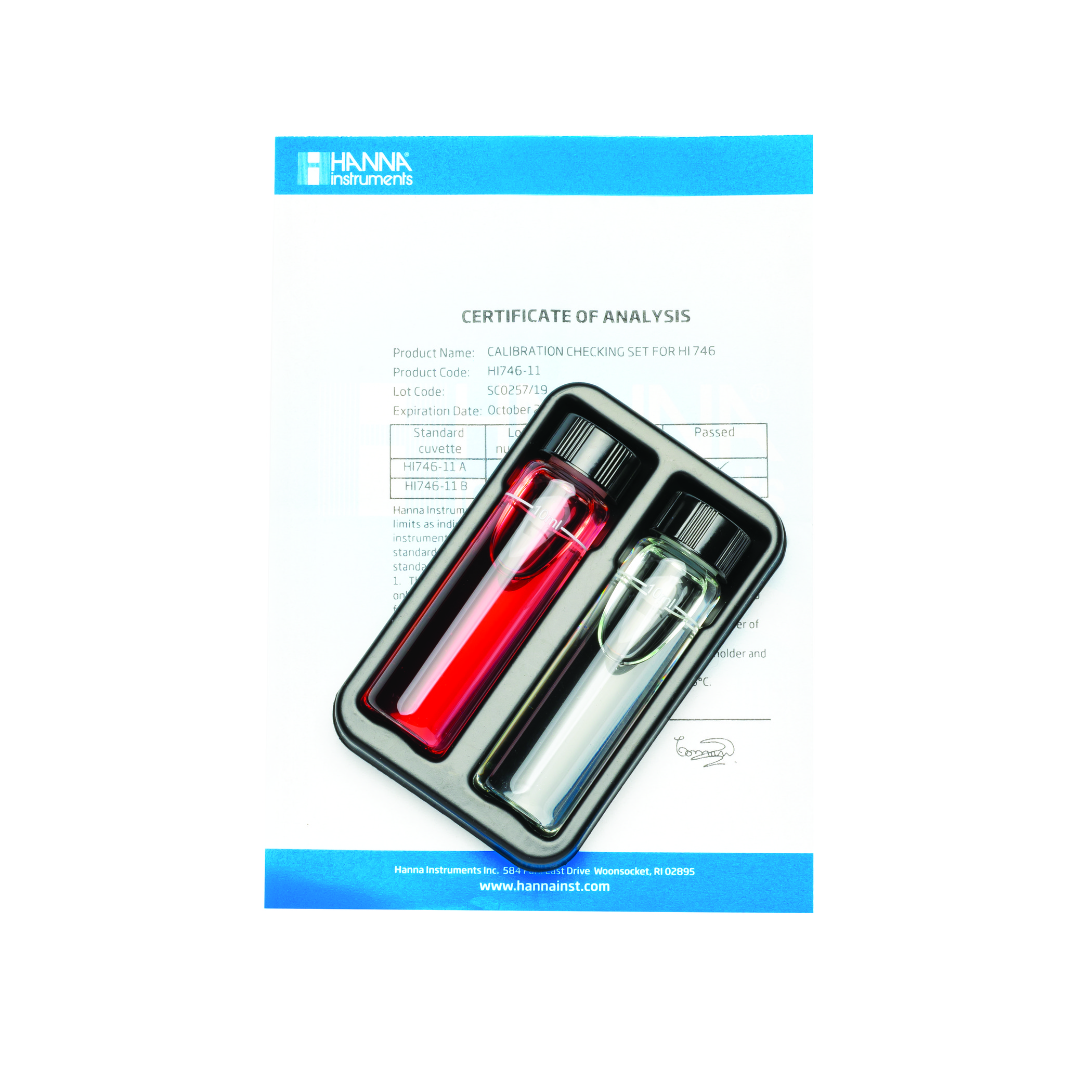 Dung Dịch Chuẩn Để Kiểm Tra Checker HI746 Hanna HI746-11 4 Dung Dịch Chuẩn Để Kiểm Tra Checker HI746 Hanna HI746-11