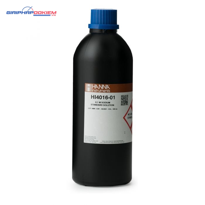 Dung Dịch Chuẩn Natri ISE, 0.1M, 500 mL Hanna HI4016-01 1 Dung Dịch Chuẩn Natri ISE, 0.1M, 500 mL Hanna HI4016-01