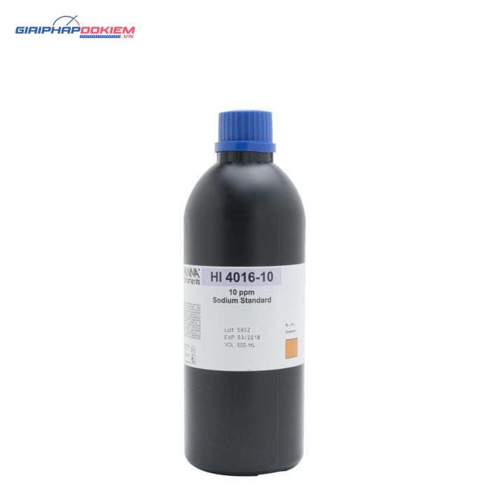 Dung Dịch Chuẩn Natri ISE, 10 ppm, 500 mL Hanna HI4016-10 1 Dung Dịch Chuẩn Natri ISE, 10 ppm, 500 mL Hanna HI4016-10