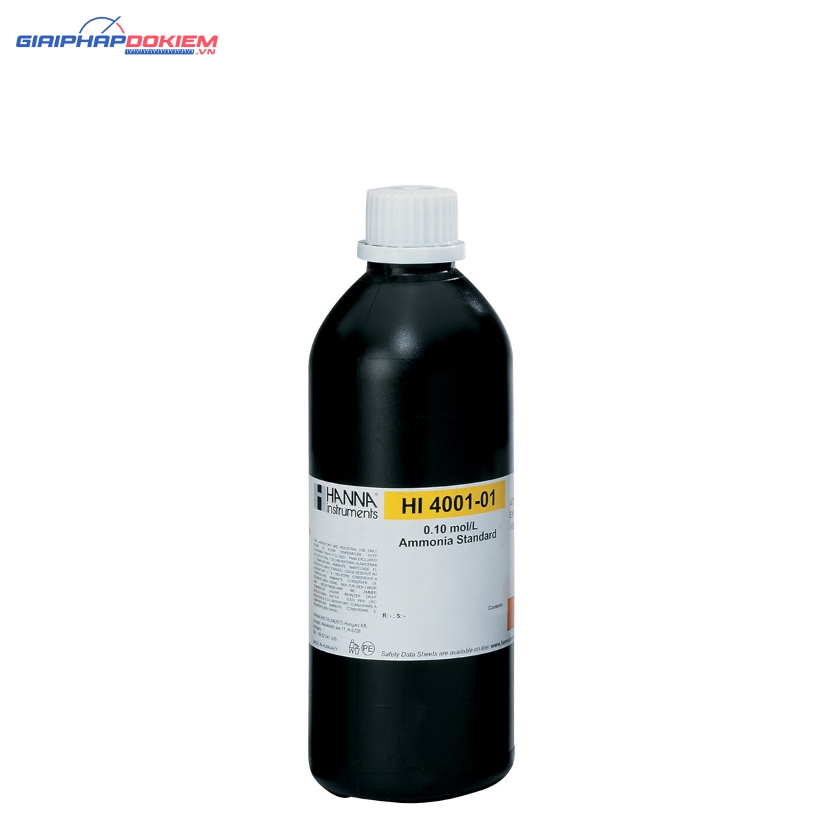 Dung Dịch Hiệu Chuẩn Amoni 0.1M, 500 mL Hanna HI4001-01 1 Dung Dịch Hiệu Chuẩn Amoni 0.1M, 500 mL Hanna HI4001-01