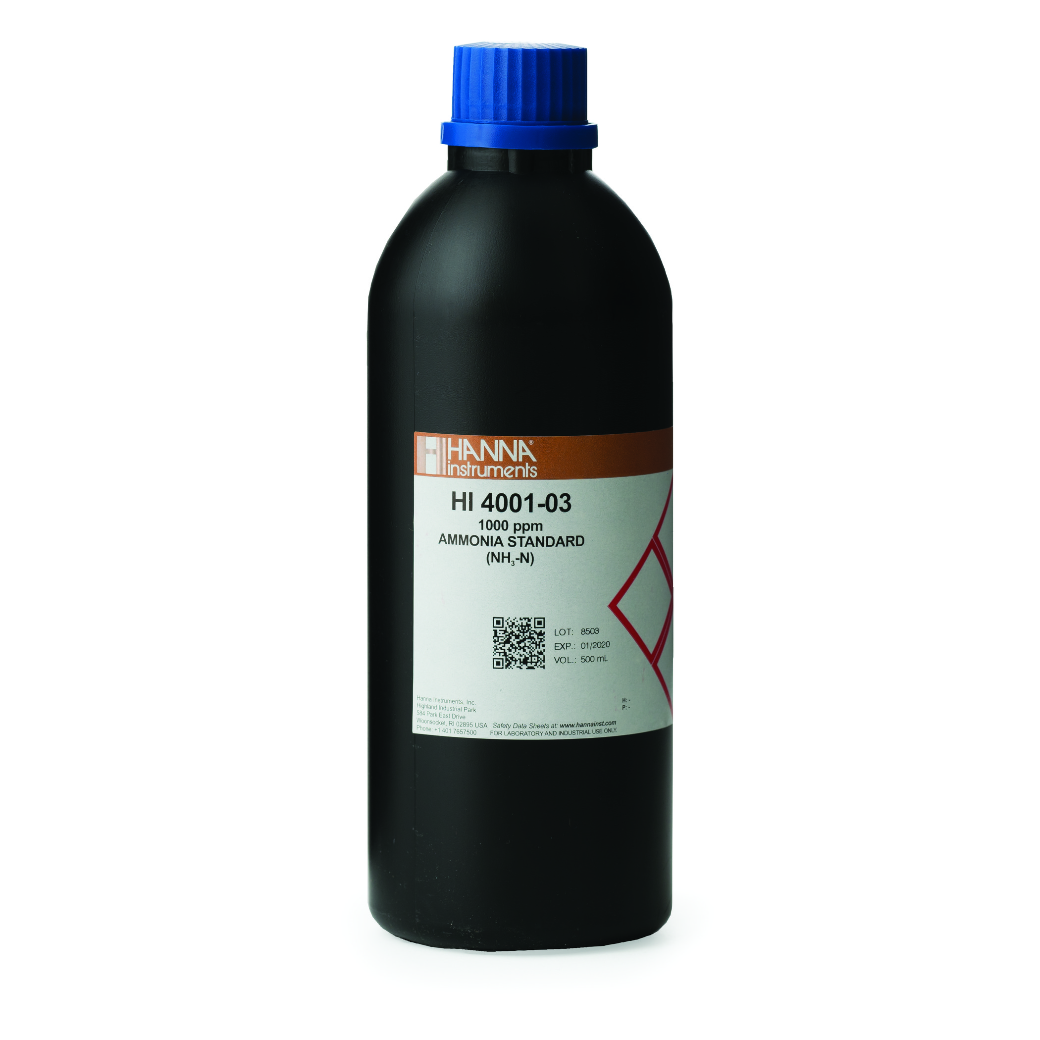 Dung Dịch Hiệu Chuẩn Amoni 1000 ppm, 500 mL Hanna HI4001-03 1 Dung Dịch Hiệu Chuẩn Amoni 1000 ppm, 500 mL Hanna HI4001-03