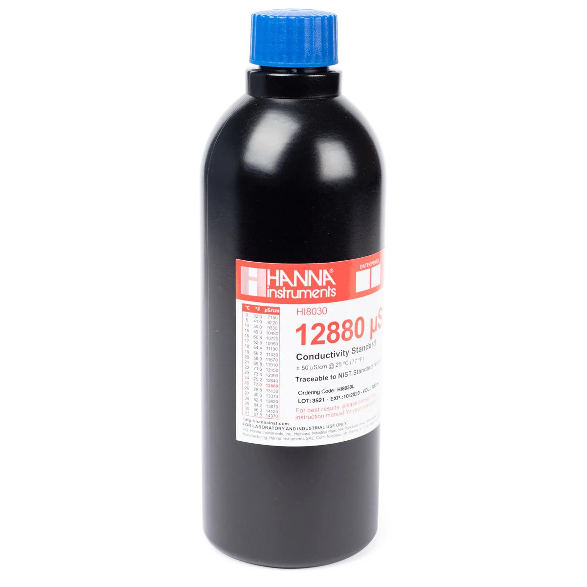 Dung Dịch Hiệu Chuẩn Độ Dẫn (EC) 12880 µS/cm, Chai FDA 500mL Hanna HI8030L 1 Dung Dịch Hiệu Chuẩn Độ Dẫn (EC) 12880 µS/cm, Chai FDA 500mL Hanna HI8030L
