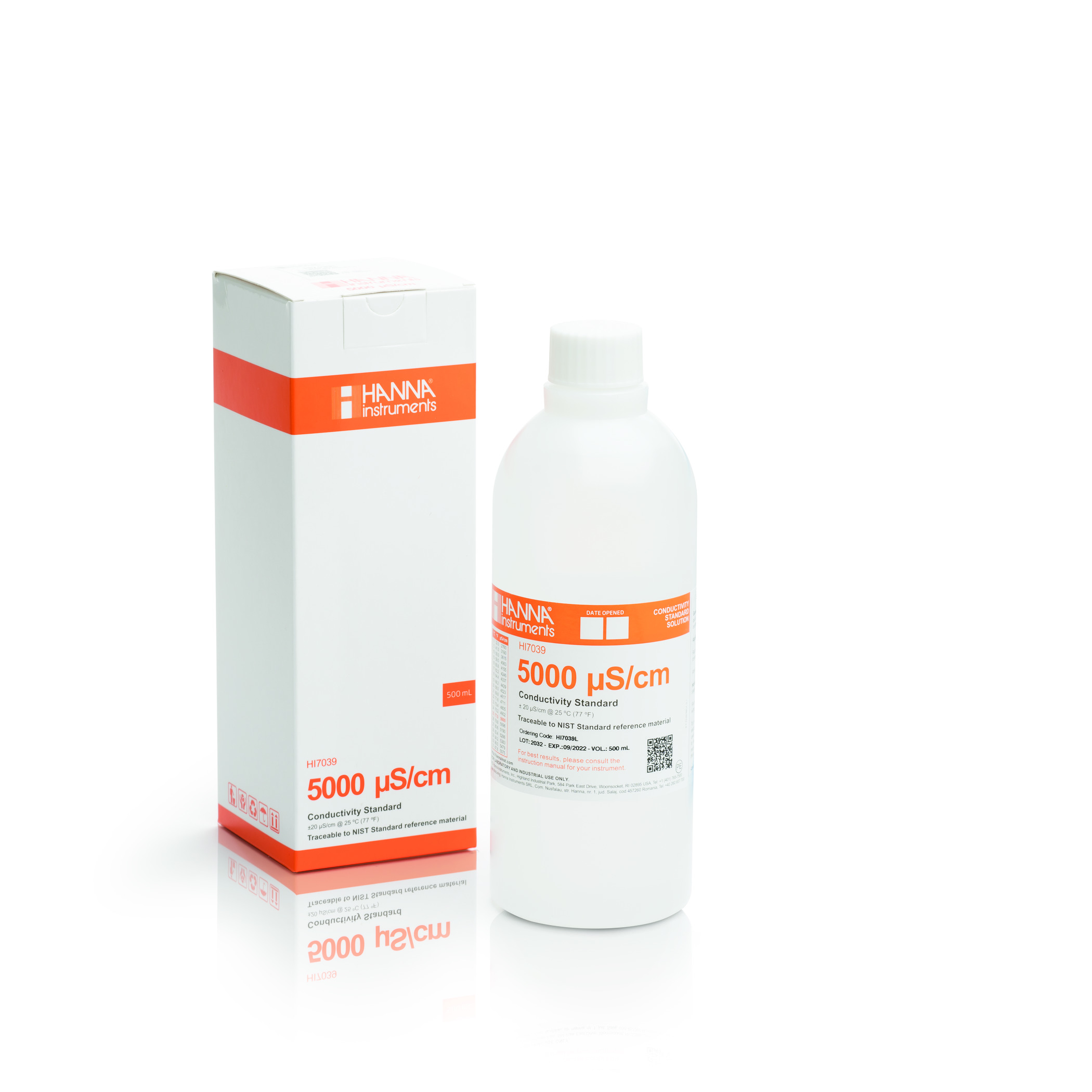 Dung Dịch Hiệu Chuẩn Độ Dẫn (EC) 5000 µS/cm, Chai 500mL Hanna HI7039L 1 Dung Dịch Hiệu Chuẩn Độ Dẫn (EC) 5000 µS/cm, Chai 500mL Hanna HI7039L