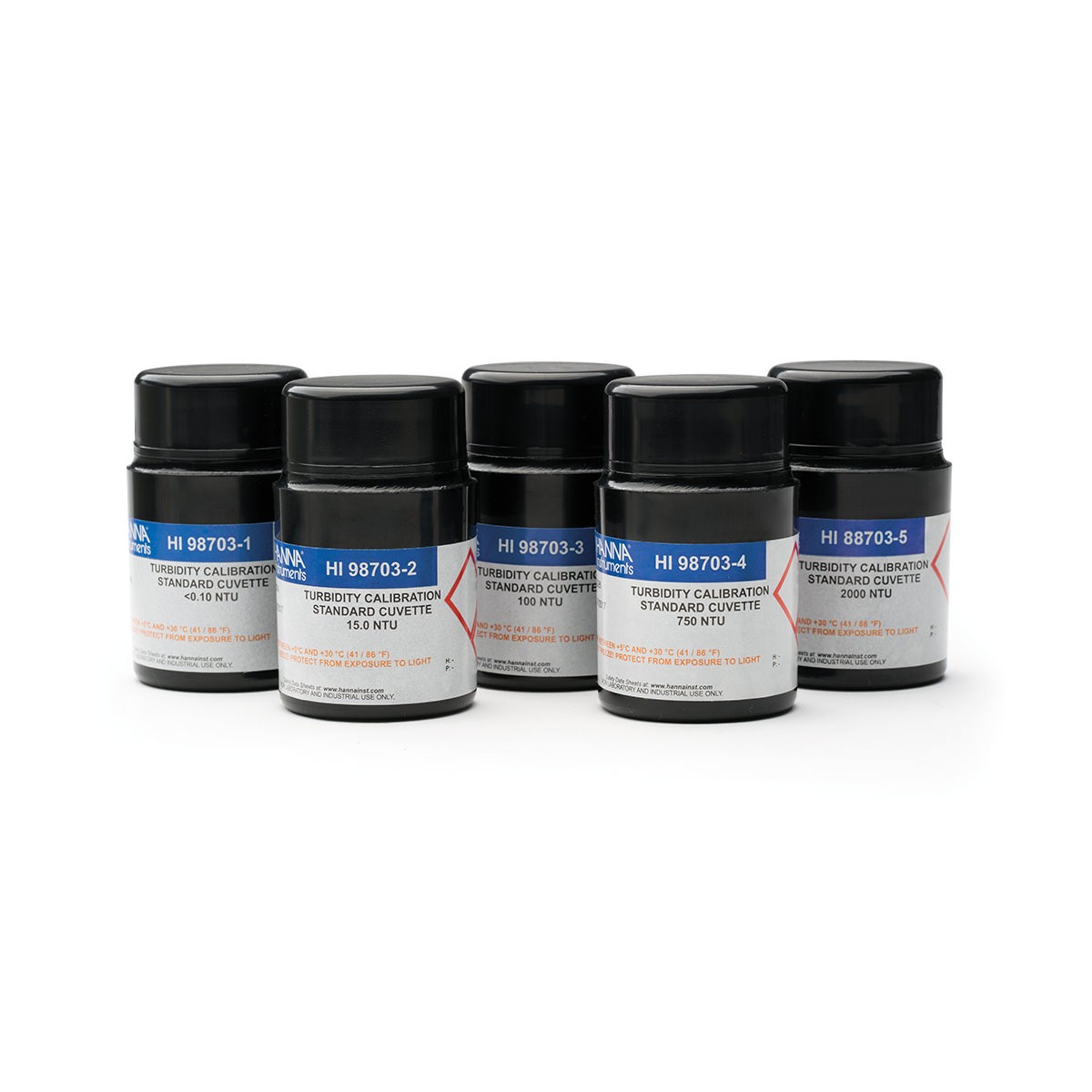 Dung Dịch Hiệu Chuẩn Độ Đục (<0.10, 15, 100, 750 và 2000 NTU) Hanna HI88703-11 1 Dung Dịch Hiệu Chuẩn Độ Đục (<0.10, 15, 100, 750 và 2000 NTU) Hanna HI88703-11
