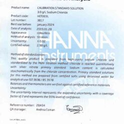 dung dich hieu chuan nacl 30 g l 500 ml hanna hi7083l 1