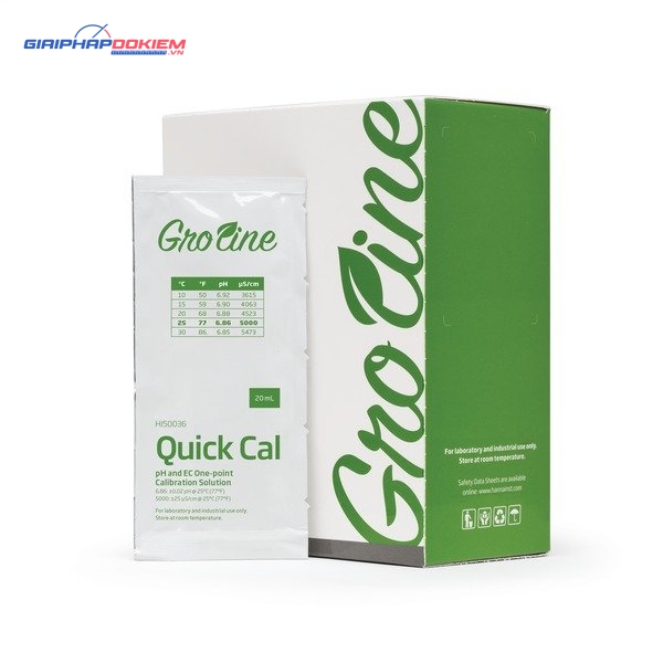 Dung Dịch Hiệu Chuẩn Nhanh Chung Cho pH/TDS/EC Dạng Gói 20mL (25 gói) Hanna HI50036P 3 Dung Dịch Hiệu Chuẩn Nhanh Chung Cho pH/TDS/EC Dạng Gói 20mL (25 gói) Hanna HI50036P - Ảnh 3