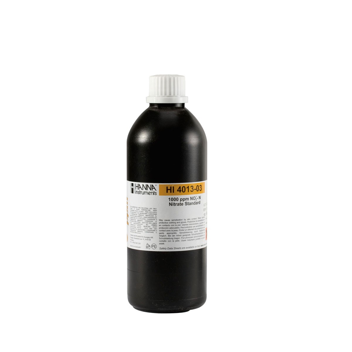 Dung Dịch Hiệu Chuẩn Nitrat 1000ppm, 500 mL Hanna HI4013-03 1 Dung Dịch Hiệu Chuẩn Nitrat 1000ppm, 500 mL Hanna HI4013-03