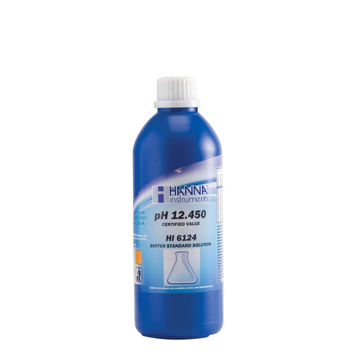Dung Dịch Hiệu Chuẩn pH 12.450, 500 mL Hanna HI6124 1 Dung Dịch Hiệu Chuẩn pH 12.450, 500 mL Hanna HI6124