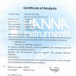 dung dich hieu chuan ph 701 chai 375lit hanna hi7007 1g 1