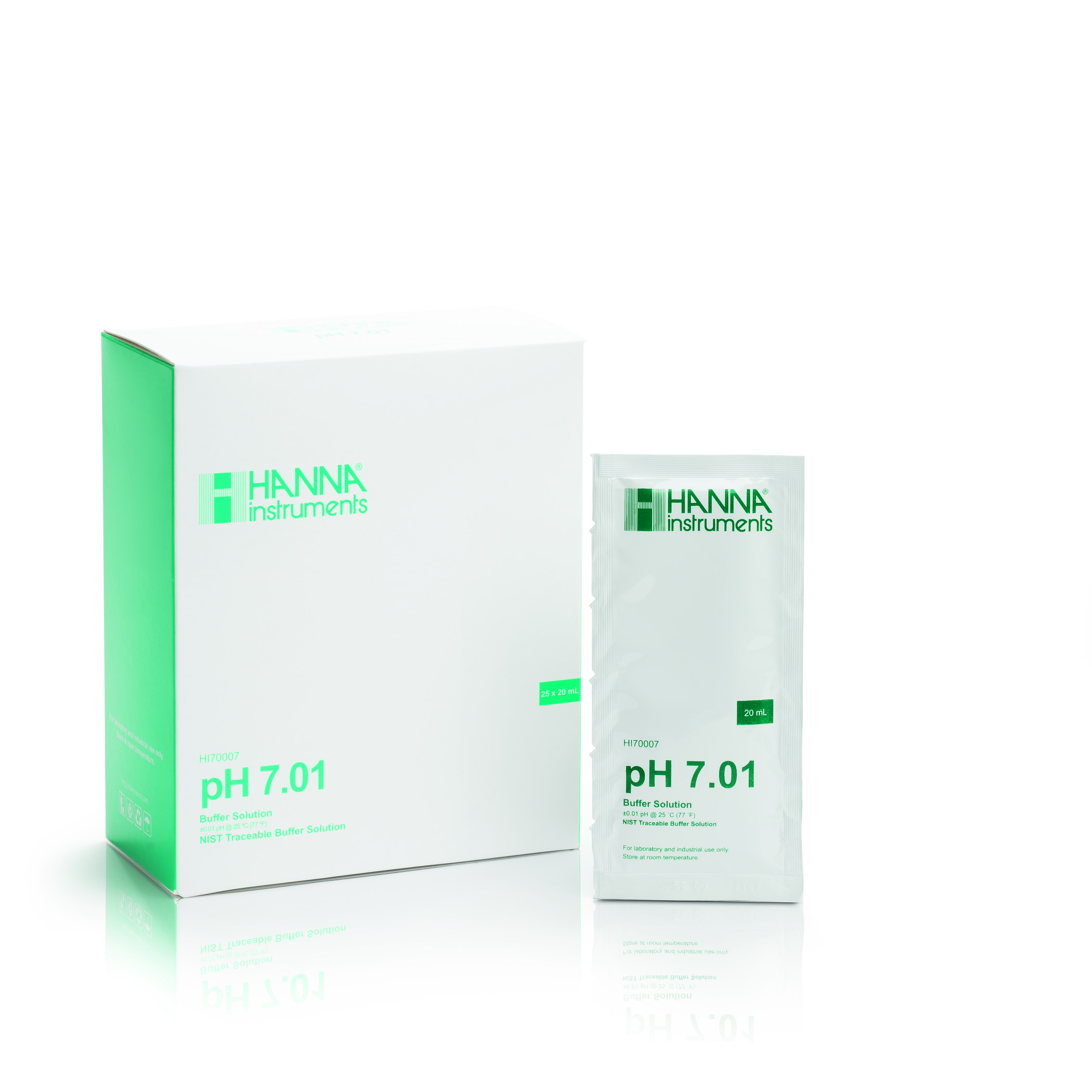 Dung Dịch Hiệu Chuẩn pH 7.01, gói 20mL (25 gói) Hanna HI70007P 2 Dung Dịch Hiệu Chuẩn pH 7.01, gói 20mL (25 gói) Hanna HI70007P - Ảnh 2