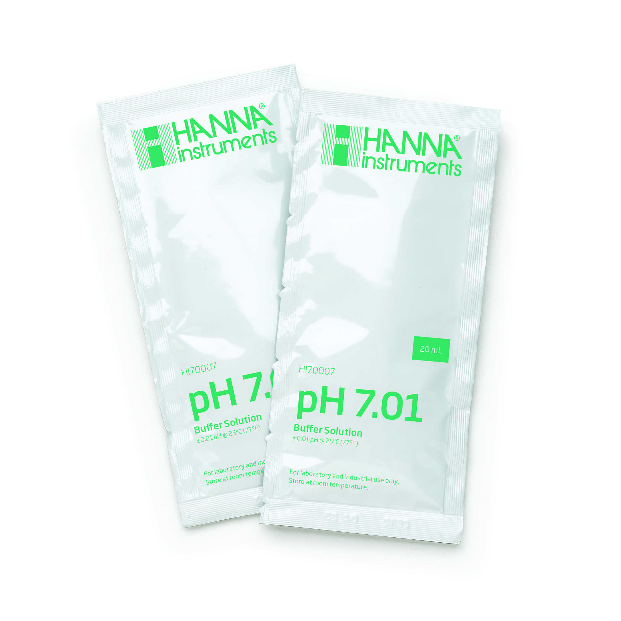 Dung Dịch Hiệu Chuẩn pH 7.01, gói 20mL (25 gói) Hanna HI70007P 1 Dung Dịch Hiệu Chuẩn pH 7.01, gói 20mL (25 gói) Hanna HI70007P