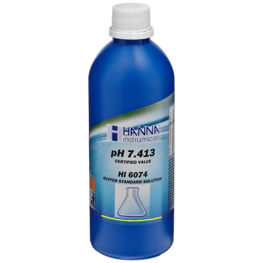 DUNG DỊCH HIỆU CHUẨN pH 7.413, 500 mL Hanna HI6074 1 DUNG DỊCH HIỆU CHUẨN pH 7.413, 500 mL Hanna HI6074