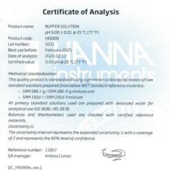 dung dich hieu chuan ph 900 500 ml hanna hi5009 1