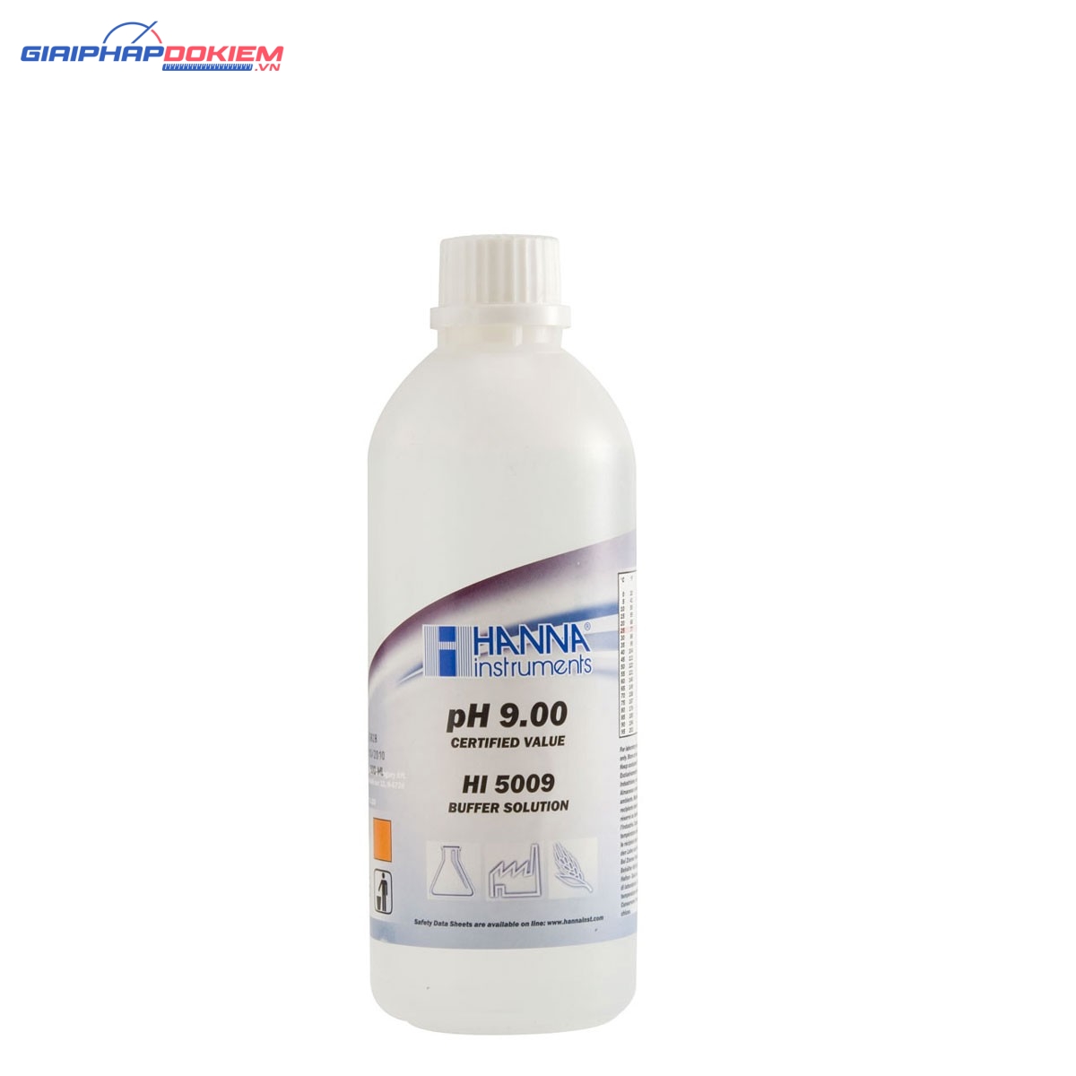 Dung Dịch Hiệu Chuẩn pH 9.00, 500 mL Hanna HI5009 3 Dung Dịch Hiệu Chuẩn pH 9.00, 500 mL Hanna HI5009
