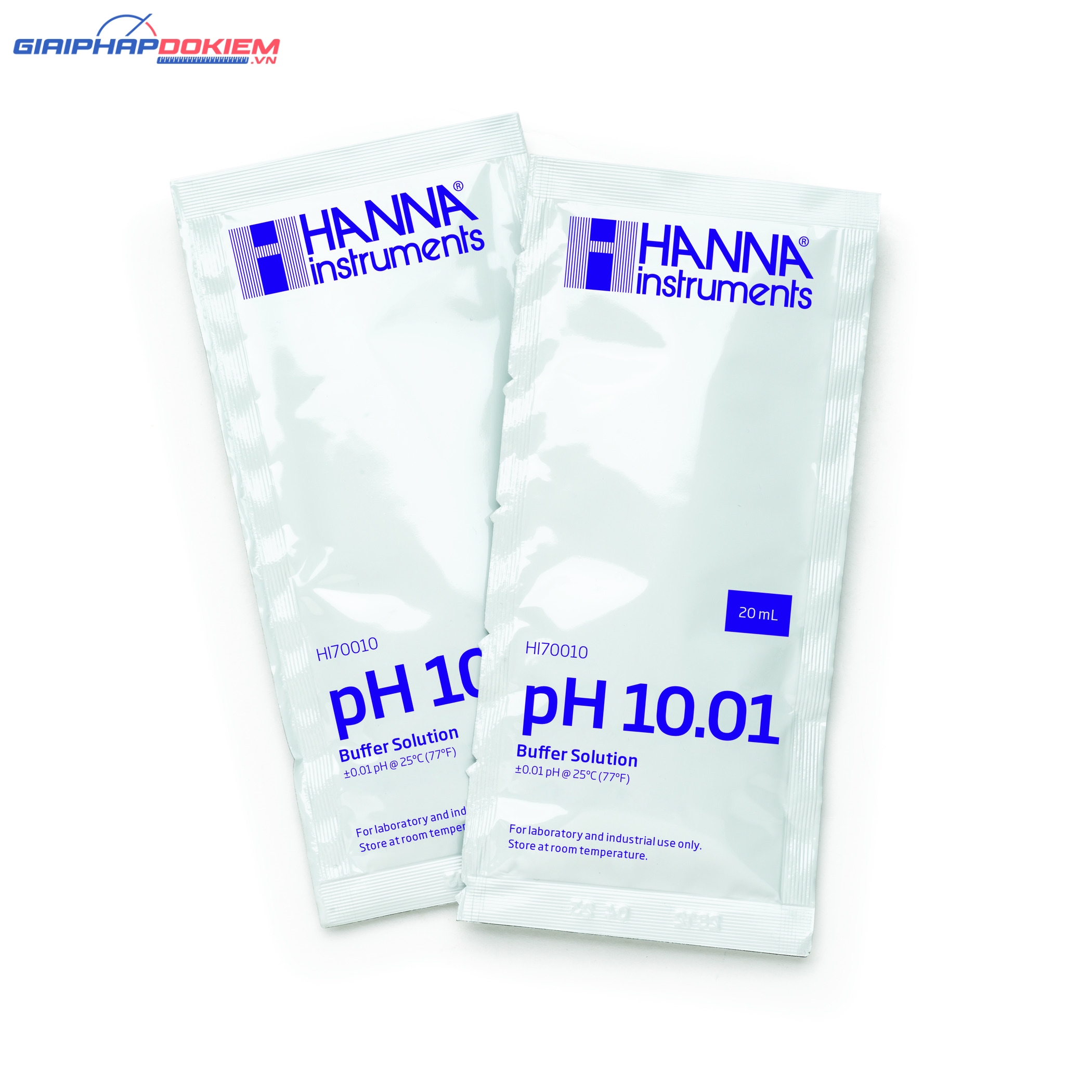 Dung Dịch Hiệu Chuẩn pH10.01, gói 20mL/Hộp 25 gói Hanna HI70010P 1 Dung Dịch Hiệu Chuẩn pH10.01, gói 20mL/Hộp 25 gói Hanna HI70010P
