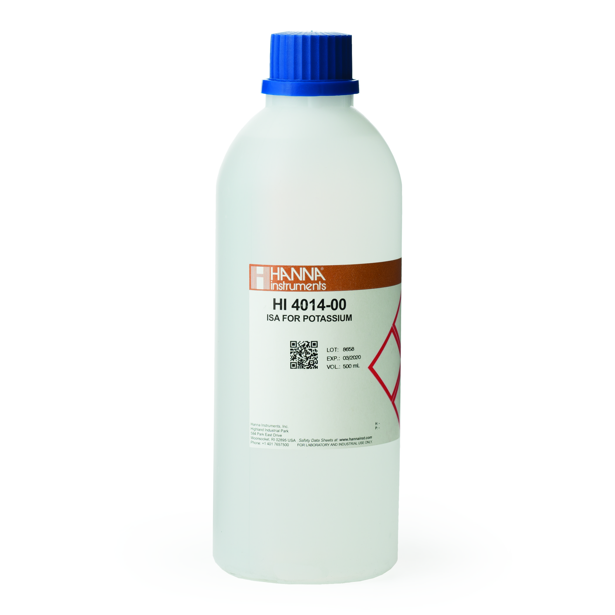 Dung Dịch ISA Cho Điện Cực Kali, 500mL Hanna HI4014-00 1 Dung Dịch ISA Cho Điện Cực Kali, 500mL Hanna HI4014-00