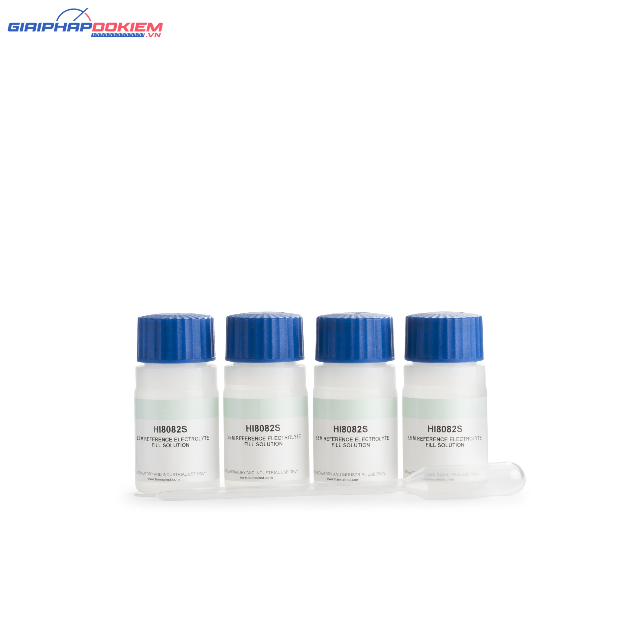 Dung dịch KCl 3.5M châm điện cực pH mối nối đôi, 4 chai FDA 30mL Hanna HI8082 1 Dung dịch KCl 3.5M châm điện cực pH mối nối đôi, 4 chai FDA 30mL Hanna HI8082