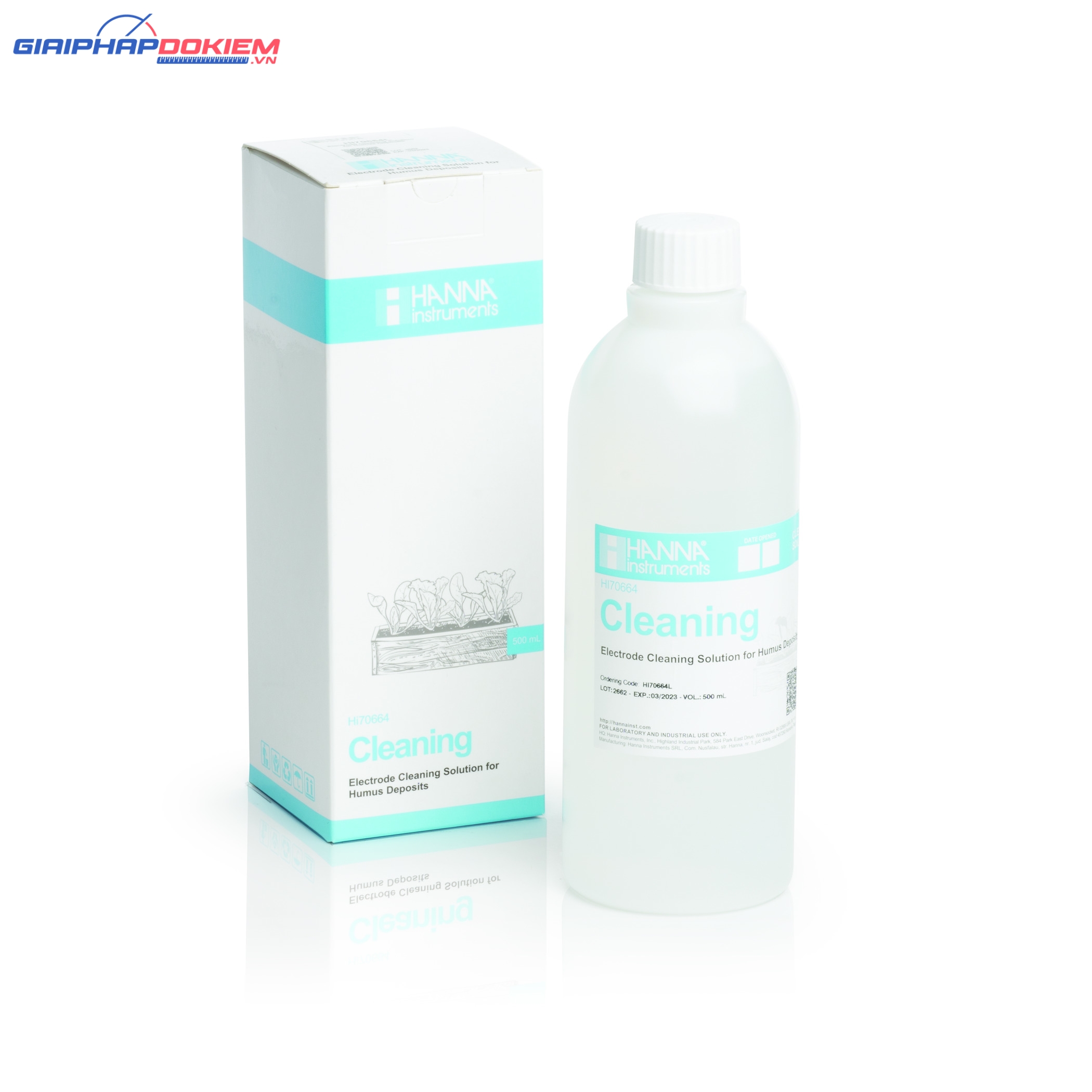 Dung Dịch Rửa Điện Cực Trong Đất Mùn - Humus, 500 mL Hanna HI70664L 1 Dung Dịch Rửa Điện Cực Trong Đất Mùn - Humus, 500 mL Hanna HI70664L