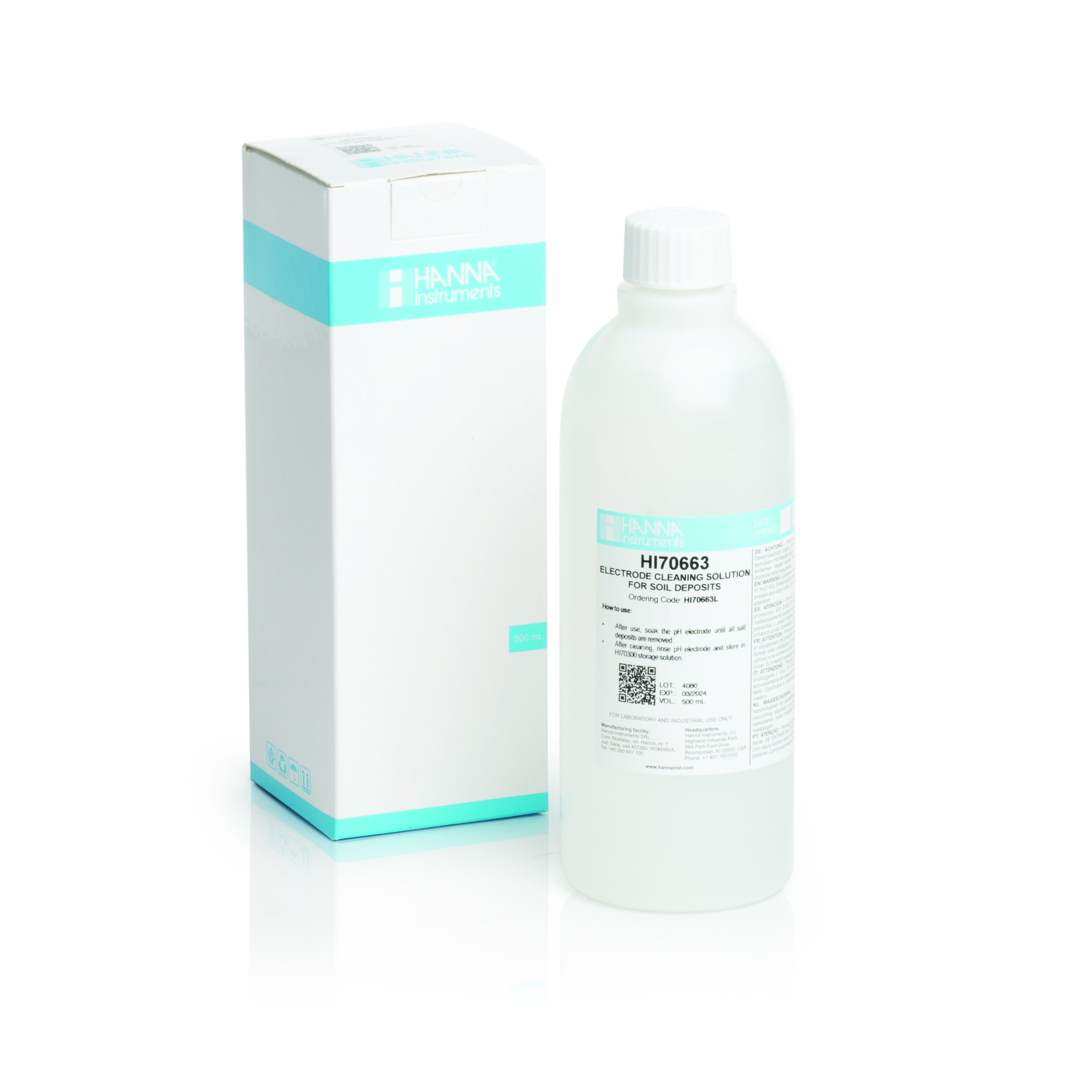 Dung Dịch Rửa Điện Cực Trong Đất Trồng (Nông Nghiệp), 500 mL Hanna HI70663L 2 Dung Dịch Rửa Điện Cực Trong Đất Trồng (Nông Nghiệp), 500 mL Hanna HI70663L - Ảnh 2