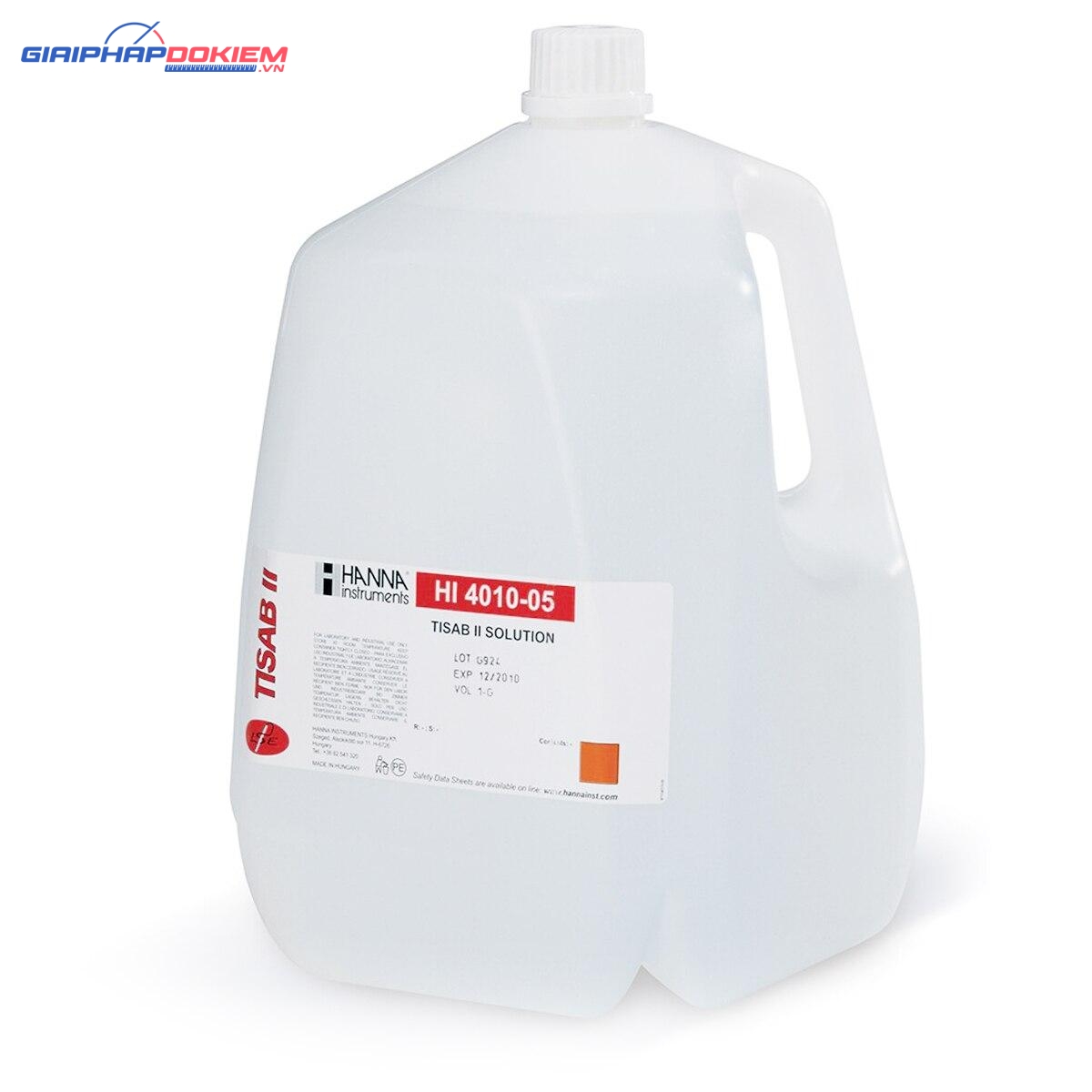 Dung Dịch TISAB II Cho Điện Cực Floride, 3.75L Hanna HI4010-05 1 Dung Dịch TISAB II Cho Điện Cực Floride, 3.75L Hanna HI4010-05