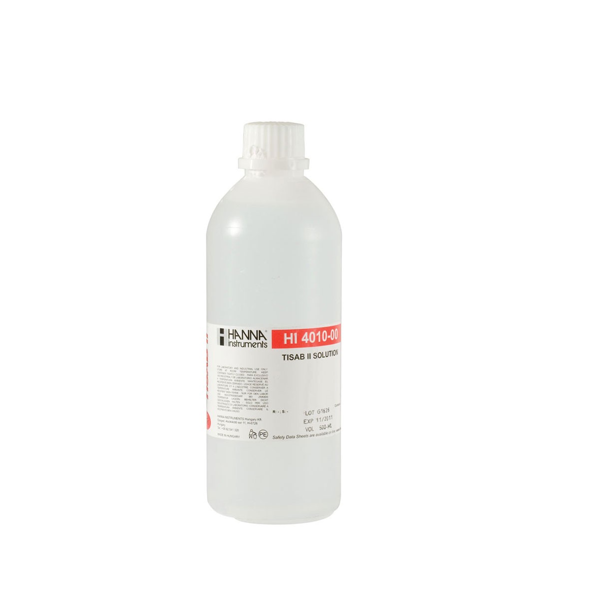 Dung Dịch TISAB II Cho Điện Cực Floride, 500mL Hanna HI4010-00 1 Dung Dịch TISAB II Cho Điện Cực Floride, 500mL Hanna HI4010-00