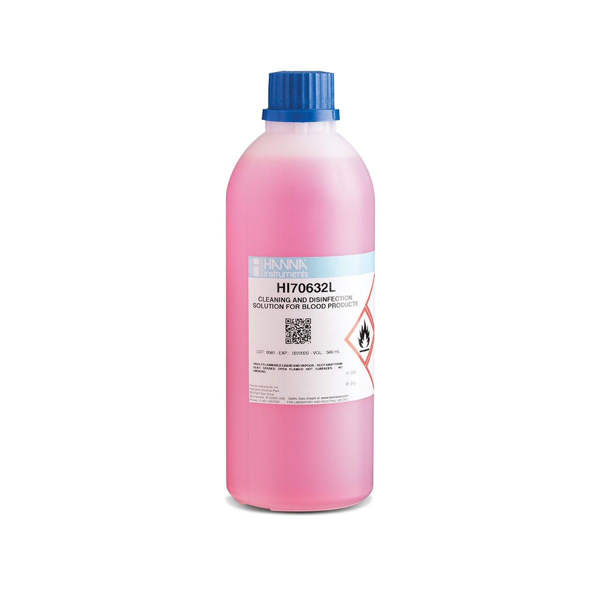 Dung Dịch Vệ Sinh Điện Cực Trong Sản Phẩm Có Máu, 500 mL Hanna HI70632L 1 Dung Dịch Vệ Sinh Điện Cực Trong Sản Phẩm Có Máu, 500 mL Hanna HI70632L