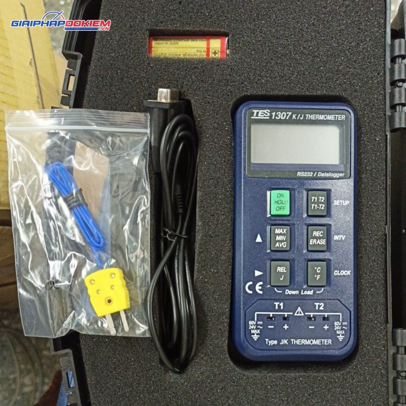 Máy đo nhiệt độ TES 1307 7 Máy đo nhiệt độ TES 1307 - Ảnh 2