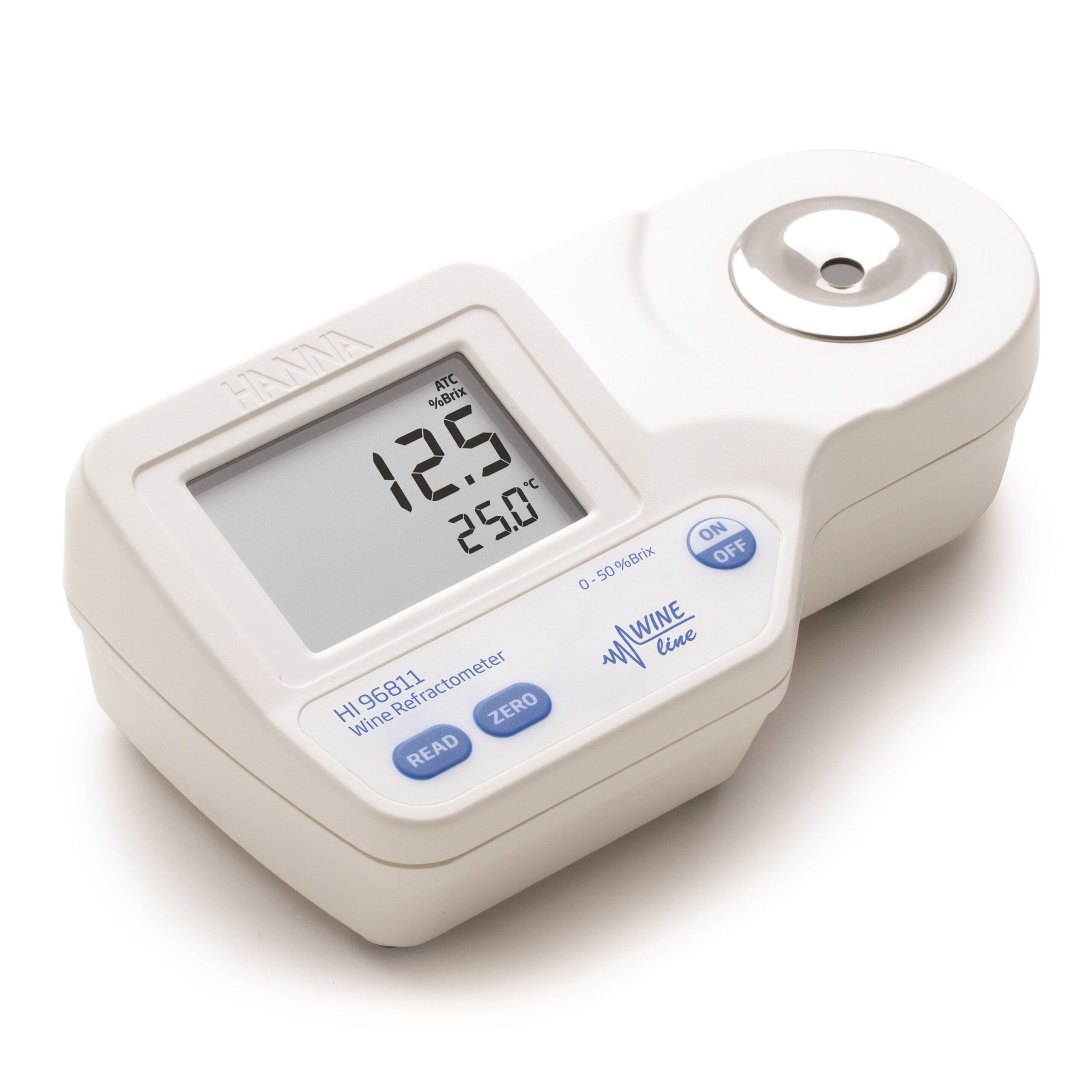 Khúc Xạ Kế Đo Đường (%Brix) Trong Rượu, Mẫu Ủ Và Nước Ép Hanna HI96811 1 Khúc Xạ Kế Đo Đường (%Brix) Trong Rượu, Mẫu Ủ Và Nước Ép Hanna HI96811