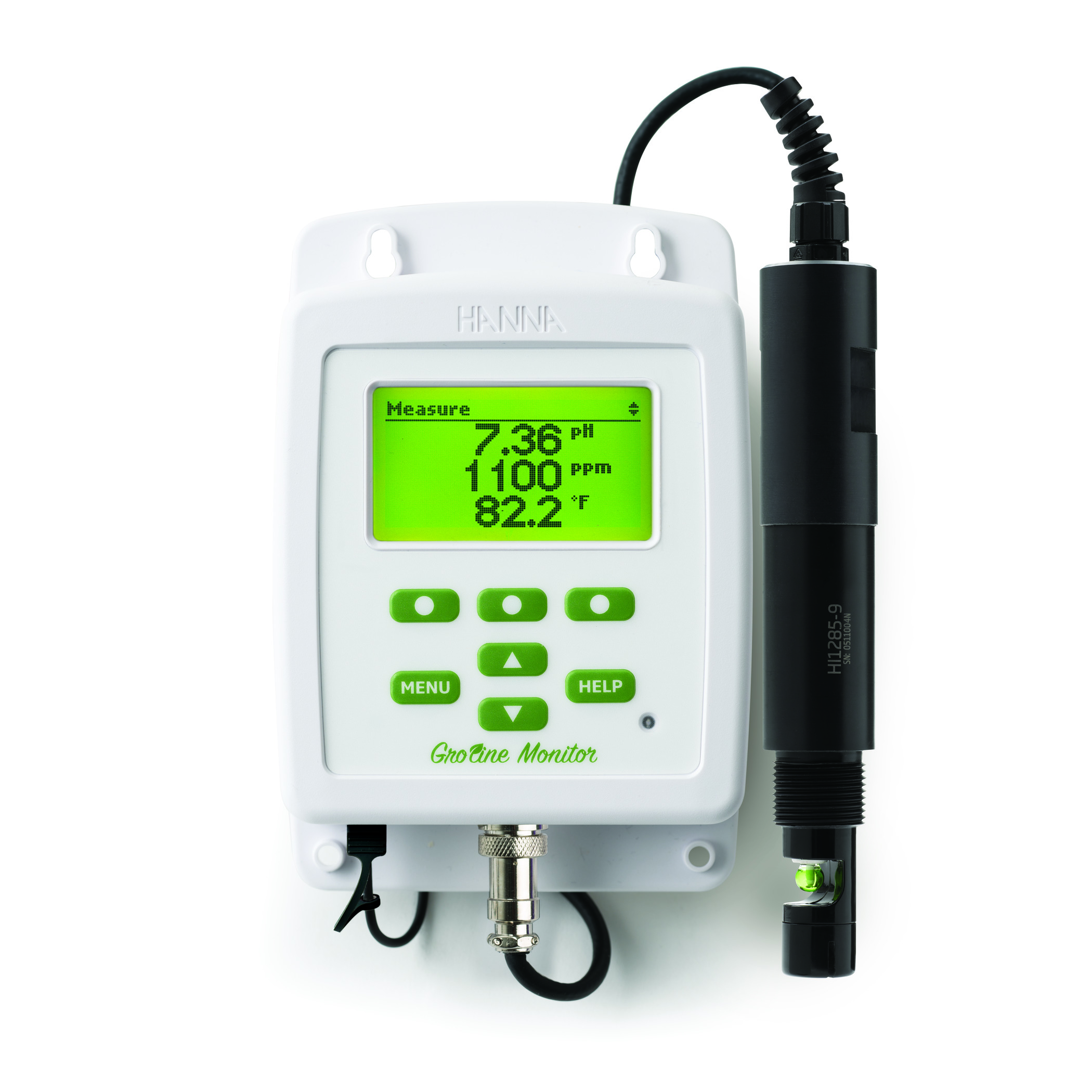 Màn hình Đo pH/EC/TDS/Nhiệt Độ Trong Đường Ống Chuyên Trong Thủy Canh - GroLine Hanna HI981421-02 2 Màn hình Đo pH/EC/TDS/Nhiệt Độ Trong Đường Ống Chuyên Trong Thủy Canh - GroLine Hanna HI981421-02