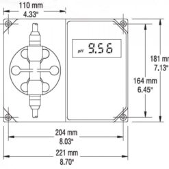 Màn Hình Kiểm Soát pH Kết Hợp Bơm Hanna BL7916-2 3 man hinh kiem soat ph ket hop bom hanna bl7916 2 1