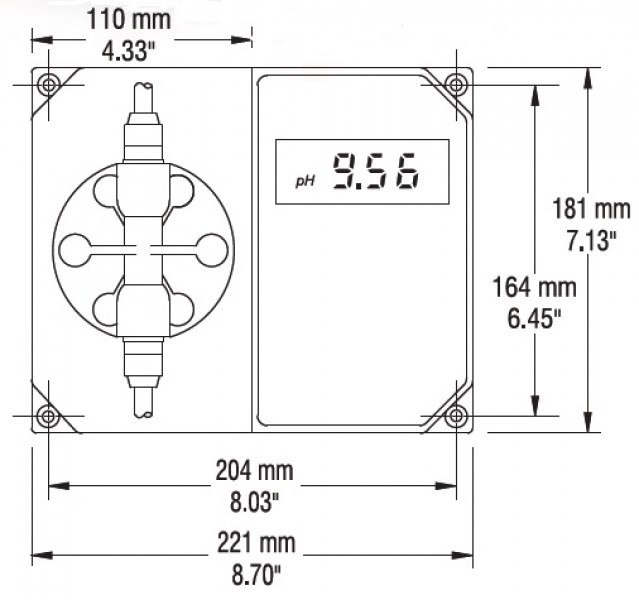 Màn Hình Kiểm Soát pH Kết Hợp Bơm Hanna BL7916-2 2 Màn Hình Kiểm Soát pH Kết Hợp Bơm Hanna BL7916-2 - Ảnh 2