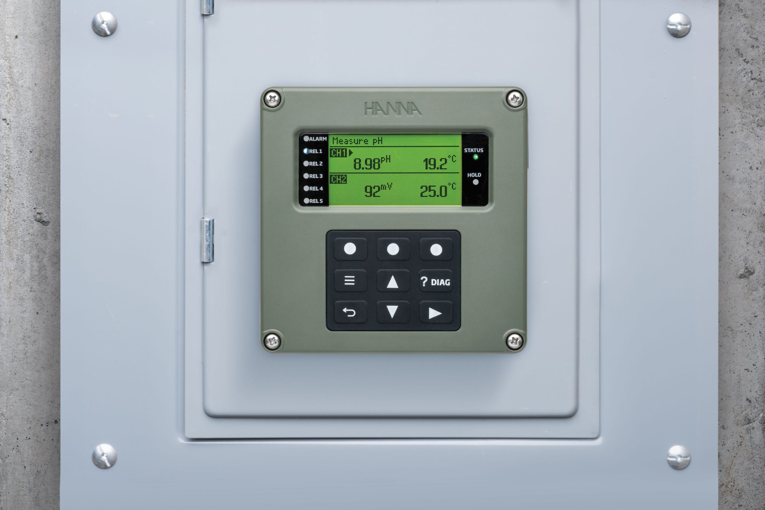 Màn Hình Kiểm Soát pH, ORP, EC, DO Đồng Thời 2 Kênh Hanna HI520 4 Màn Hình Kiểm Soát pH, ORP, EC, DO Đồng Thời 2 Kênh Hanna HI520 - Ảnh 4