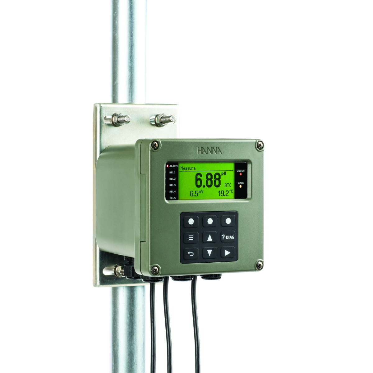 Màn Hình Kiểm Soát pH, ORP, EC, DO Đồng Thời 2 Kênh Hanna HI520 Màn Hình Kiểm Soát pH, ORP, EC, DO Đồng Thời 2 Kênh Hanna HI520