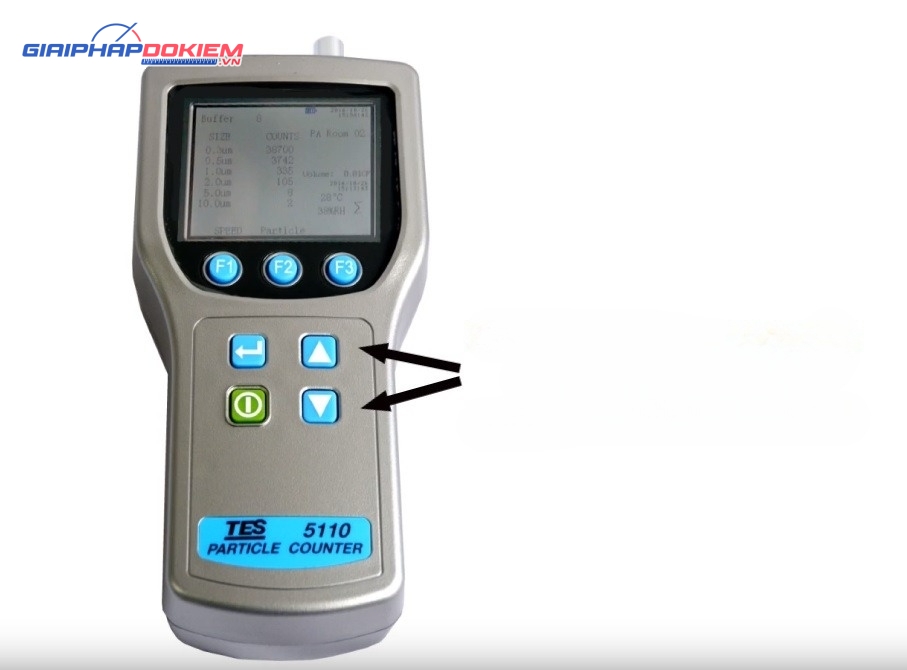 Máy đếm hạt bụi TES 5110 14 Máy đếm hạt bụi TES 5110 - Ảnh 3